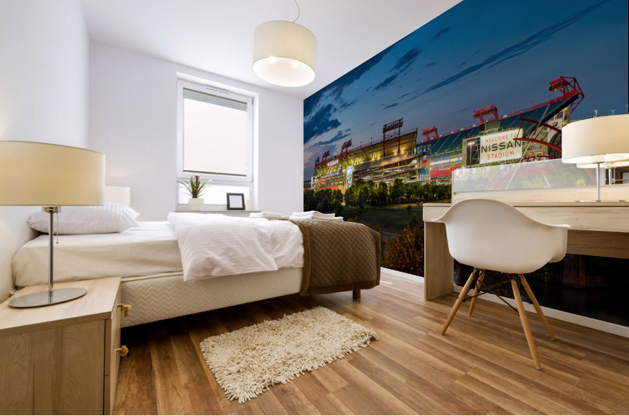 Nissan Stadium home of Titans in Nashville Tennessee Mural print