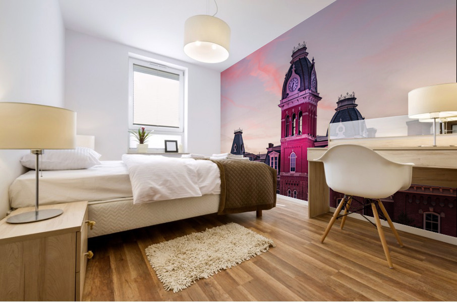 Woodburn Hall at West Virginia University in Morgantown WV Mural print