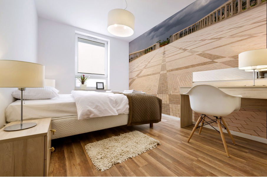 Basilica of Mongomo in Equatorial Guinea Mural print