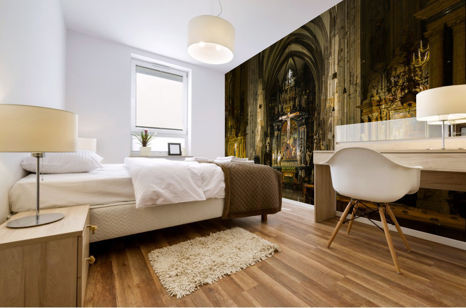 St Stephens Cathedral Vienna Mural print