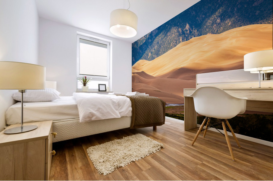 Detail of Great Sand Dunes NP  Mural print