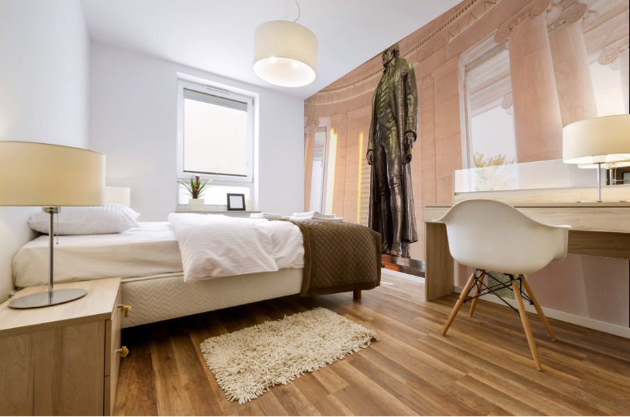 Statue of Thomas Jefferson Washington DC Mural print