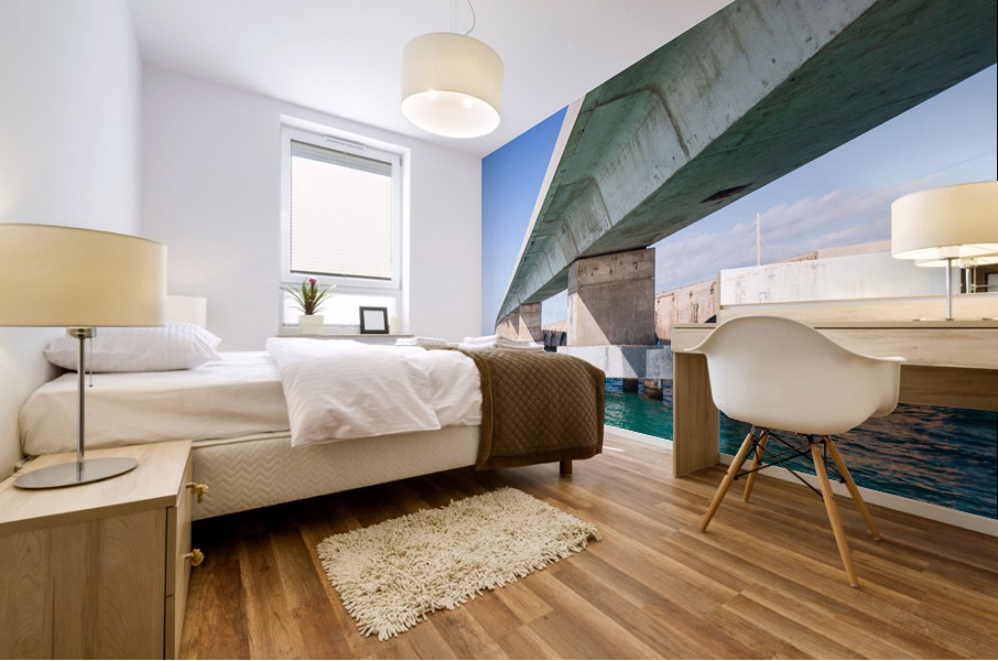 Florida Keys bridge and heritage trail Mural print