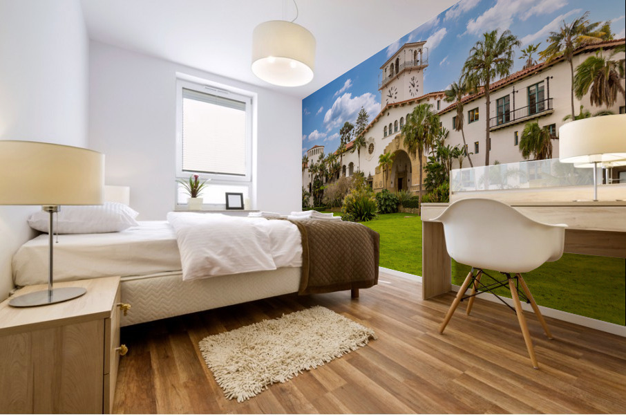 Exterior Santa Barbara Courthouse California Mural print