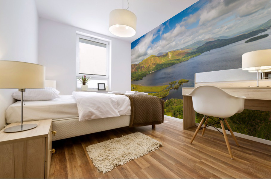 Derwent Water Panorama Mural print