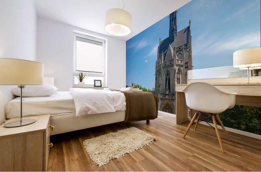 Heinz Chapel building at the University of Pittsburgh Mural print