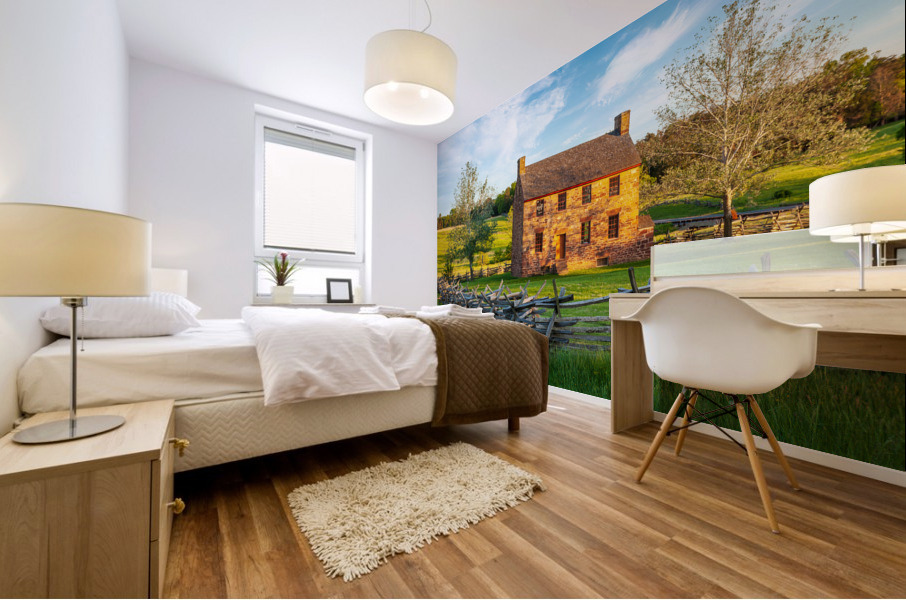 Old Stone House Manassas Battlefield Mural print