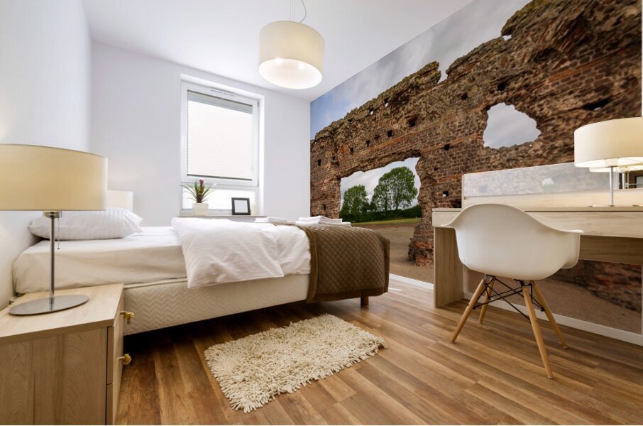 The Old Work is a wall to the baths of the large Roman settlemen Mural print