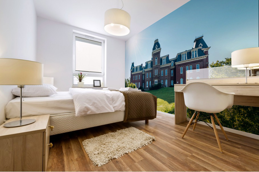 Woodburn Hall at West Virginia University in Morgantown WV Mural print