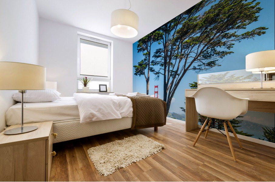 Golden Gate Bridge in San Francisco Mural print