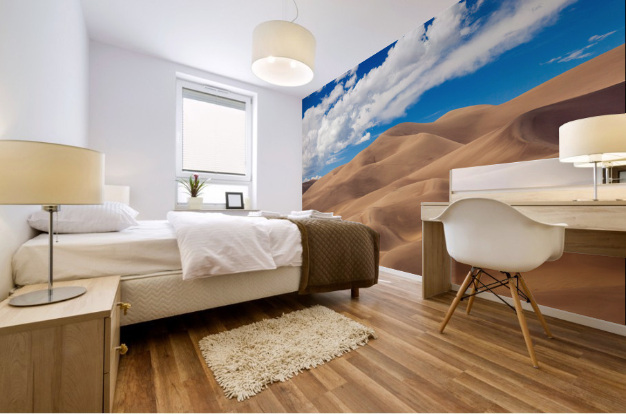 Panorama of Great Sand Dunes NP  Mural print