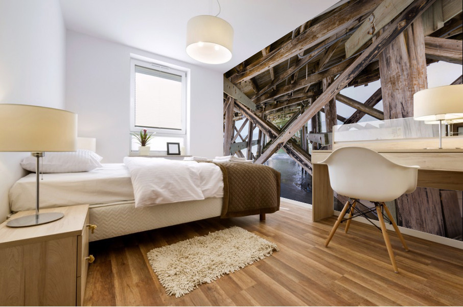 Redington Beach and pier in Pinellas County Mural print