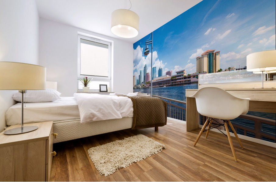 City skyline of Tampa Florida during the day Mural print
