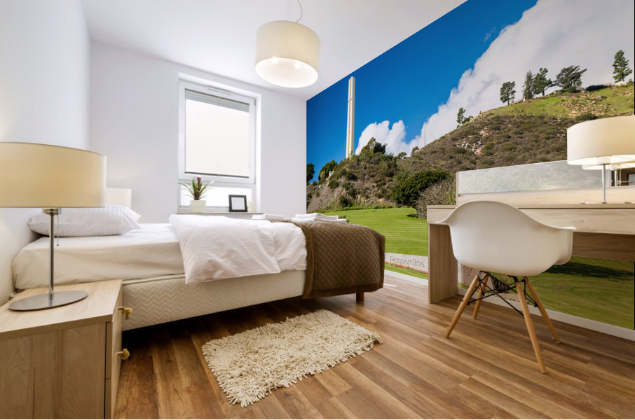 Phillips Theme Tower at Pepperdine University Mural print