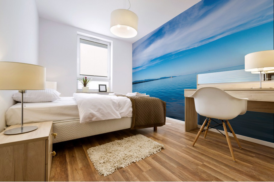 Car Ferry from Essex to Charlotte on Lake Champlain Mural print