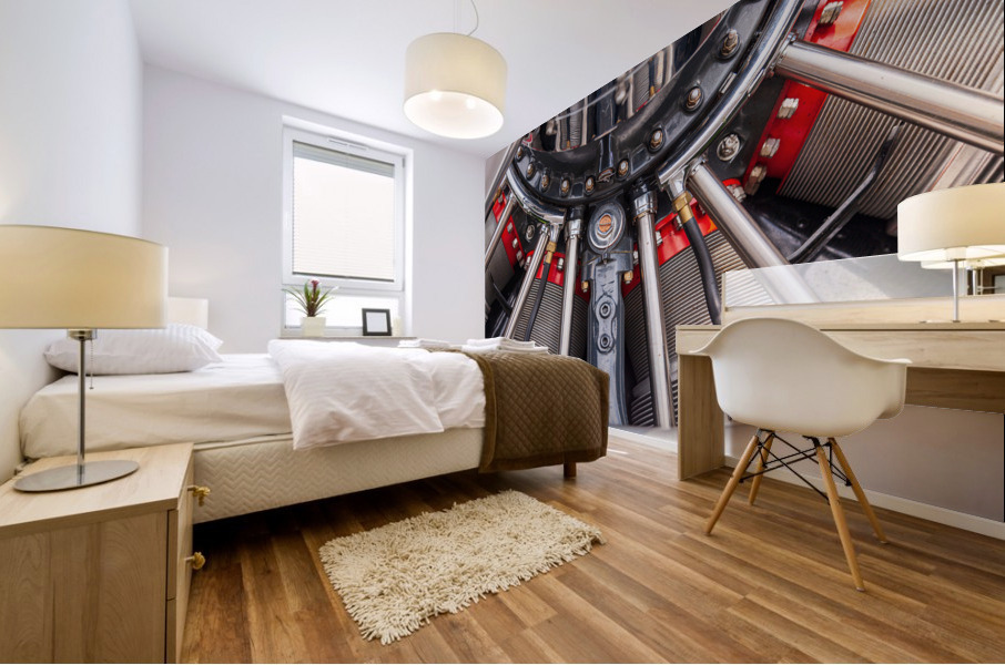 American AT-6 Texan engine Impression murale