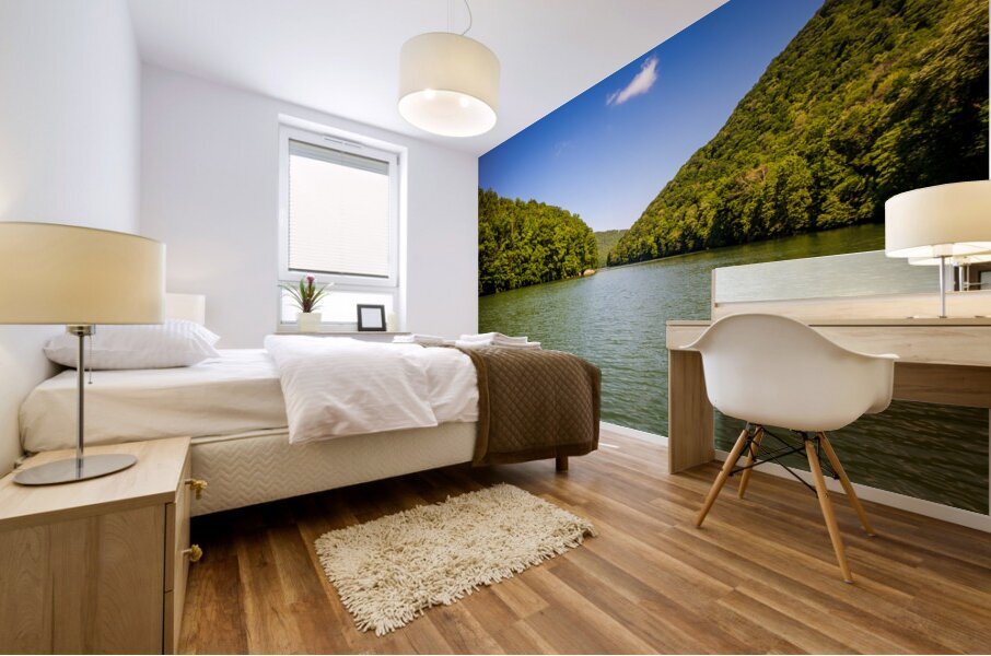 Calm view down Cheat Lake Morgantown Mural print