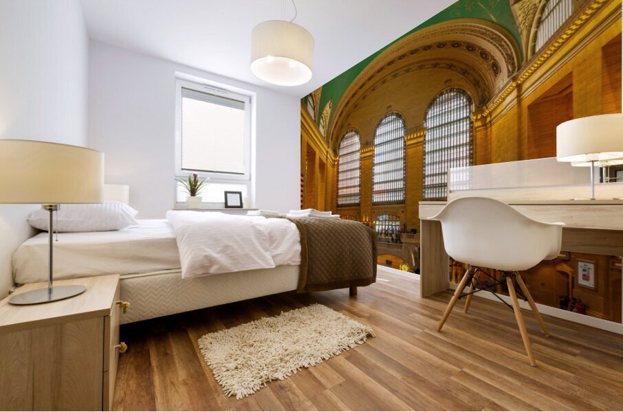 Interior of Grand Central Station in midtown Manhattan Mural print