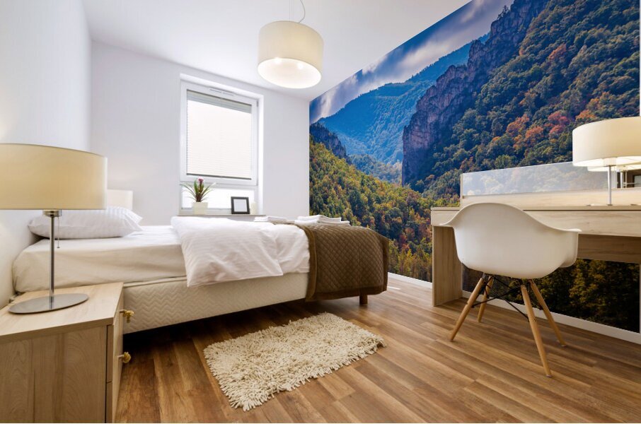 Seneca Rocks in West Virginia Mural print