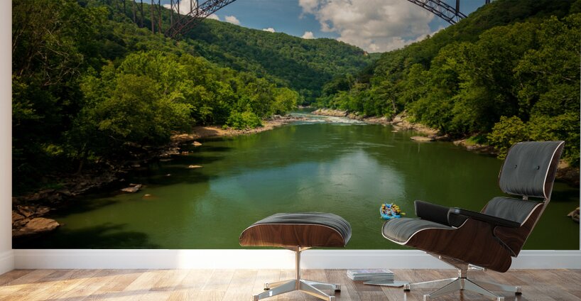 Rafters at the New River Gorge Bridge Wall Murals