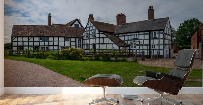 Exterior of Boscobel House in Shropshire England Wall Murals