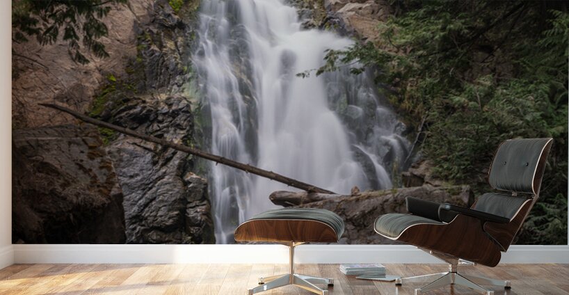 Falls Creek Falls near Winthrop in Cascade Mountains in Washingt Wall Murals