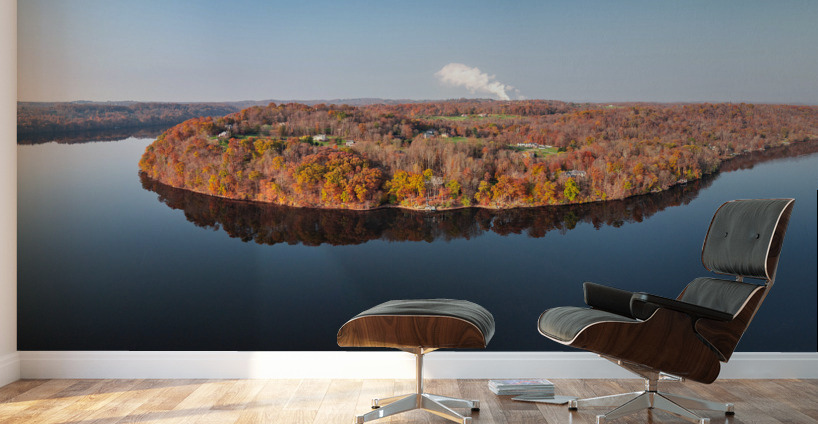 Aerial view of The Woodlands near Morgantown WV Wall Murals