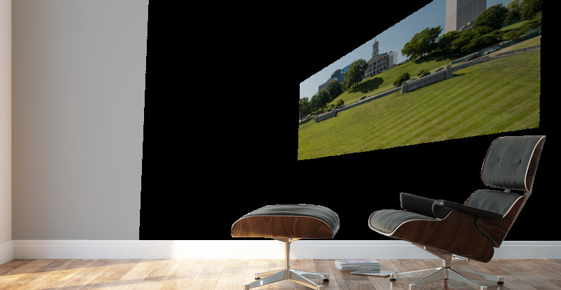 Grass before State Capitol building in Nashville Tennessee Wall Murals