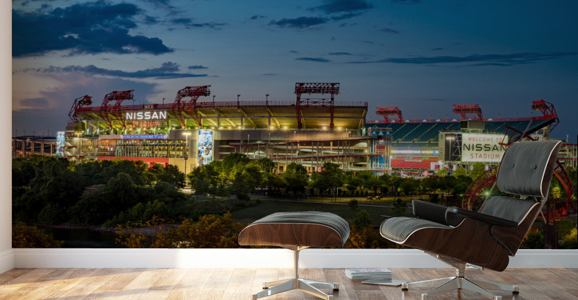 Nissan Stadium home of Titans in Nashville Tennessee Wall Murals