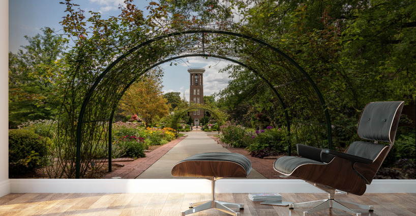 Garden of Belmont Mansion in Nashville Tennessee Wall Murals