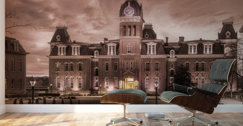 Woodburn Hall at West Virginia University in Morgantown WV Wall Murals