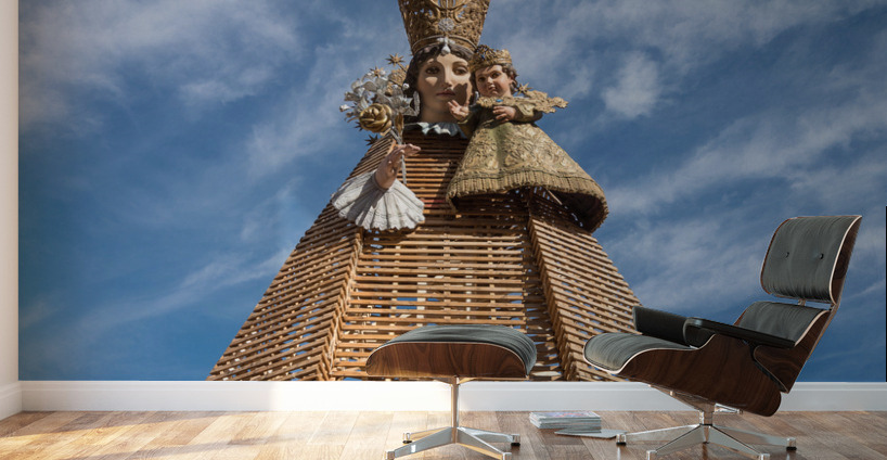 Statue for the Fallas Festival in Valencia Wall Murals