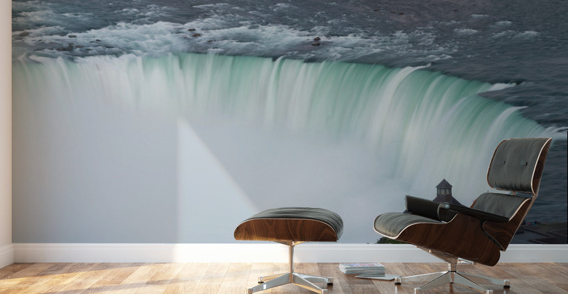 Wide view of Canadian Horseshoe Falls at Niagara Wall Murals