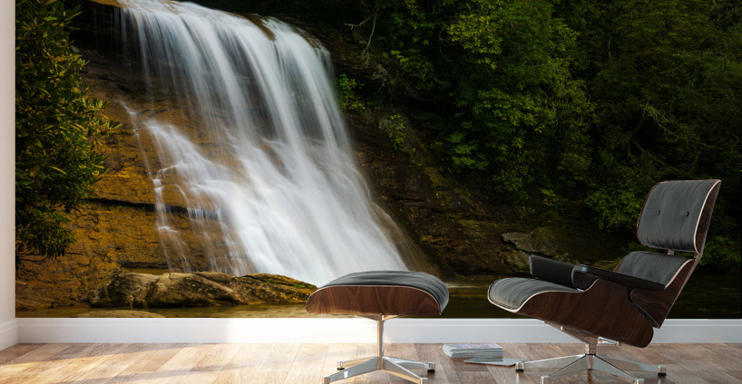 Silver Run falls waterfall near Cashiers NC Wall Murals