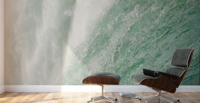 Detail of Canadian Horseshoe Falls at Niagara Wall Murals