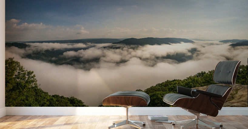 Grand View in New River Gorge Wall Murals