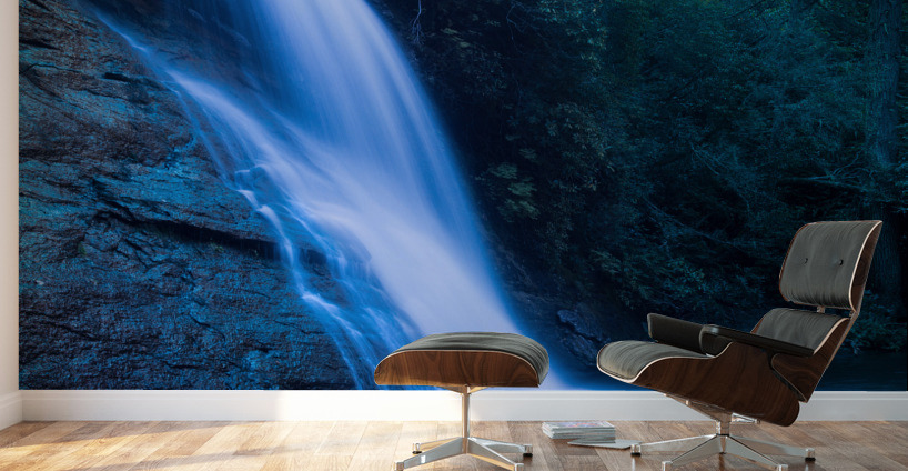 Silver Run falls waterfall near Cashiers NC Wall Murals