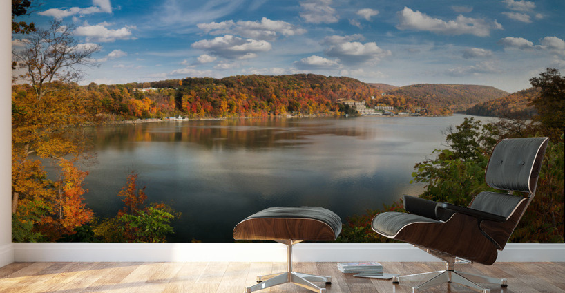 Fall colors on Cheat Lake Morgantown Wall Murals