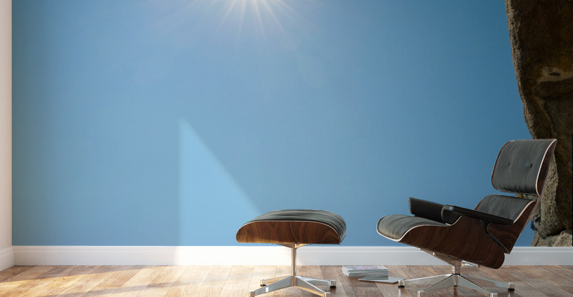 Senior man on steep rock climb in Colorado Wall Murals