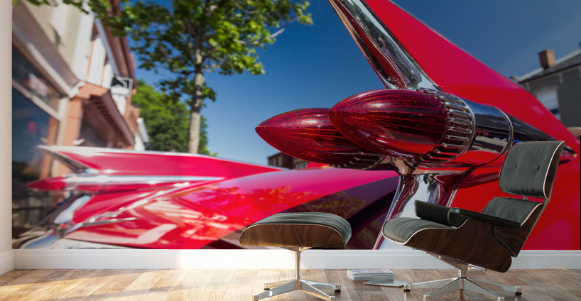 Cadillac Eldorado tail lights with sunburst Wall Murals