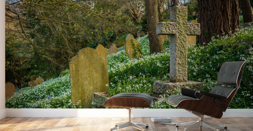 St Just in Roseland parish church in Cornwall UK Wall Murals