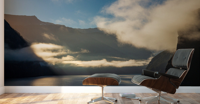 Fjord of Milford Sound in New Zealand Wall Murals