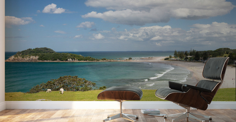 Hike around The Mount at Tauranga in NZ Wall Murals