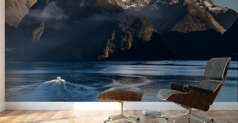 Fjord of Milford Sound in New Zealand Wall Murals