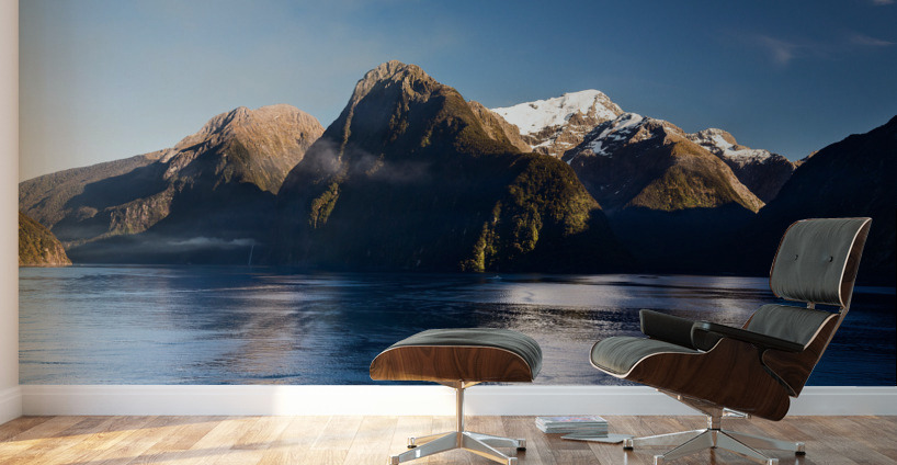 Fjord of Milford Sound in New Zealand Wall Murals