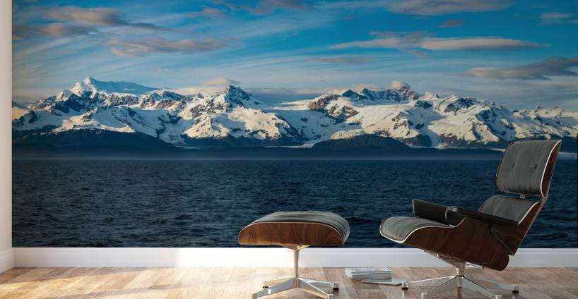 Sidelight on Mt Fairweather and the Glacier Bay National Park in Wall Murals