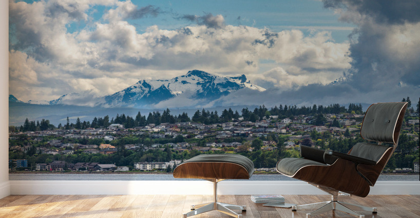 Campbell River in British Columbia with Golden Hinde Wall Murals