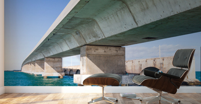 Florida Keys bridge and heritage trail Wall Murals