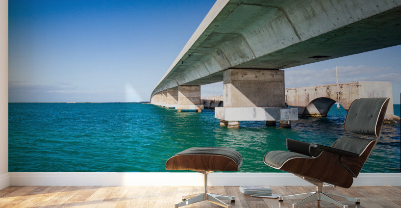 Florida Keys bridge and heritage trail Wall Murals
