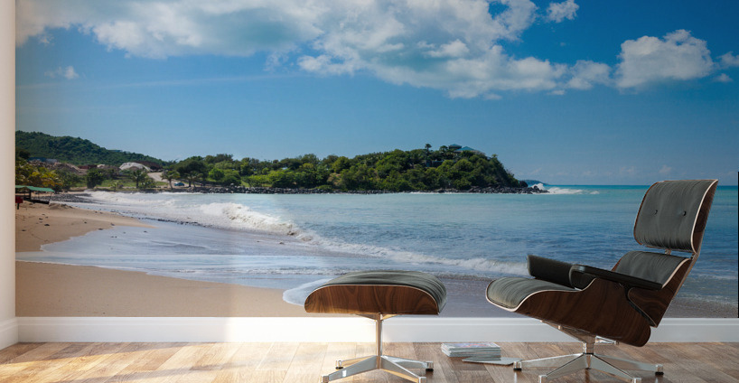 Friars bay on St Martin in Caribbean Wall Murals